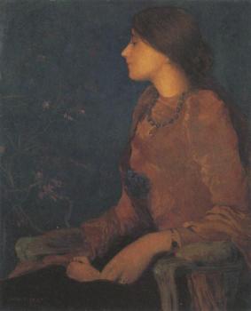 埃德矇 弗朗索瓦 阿曼 傑 Portrait of Thadee Caroline Jacquet